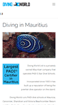 Mobile Screenshot of diving-mauritius.com